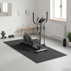 Sportvédő matrac fekete 180 x 75 x 0,6 cm pvc