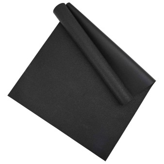 Sportvédő matrac fekete 180 x 75 x 0,6 cm magas sűrűségű pvc