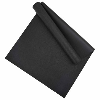 Sportvédő matrac fekete 200 x 90 x 0,6 cm magas sűrűségű pvc