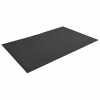 Sportvédő matrac fekete 183 x 122 x 0,6 cm magas sűrűségű pvc