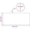 Sportvédő matrac fekete 183 x 122 x 0,6 cm magas sűrűségű pvc