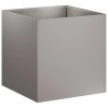 Kerti cserép 2 db rozsdás 20 x 20 x 20 cm időjárásálló acél