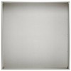 Kerti cserép 2 db ezüst 60 x 60 x 20 cm rozsdamentes acél
