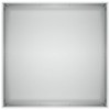 Kerti cserép 2 db ezüst 60 x 60 x 20 cm horganyzott acél