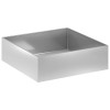 Kerti cserép 2 db ezüst 80 x 80 x 30 cm horganyzott acél