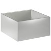 Kerti cserép 2 db ezüst 80 x 80 x 40 cm horganyzott acél