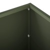 Kerti cserép 2 db olajzöld 60 x 20 x 20 cm