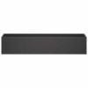 Kerti cserép fekete 100 x 20 x 20 cm hidegen hengerelt acél