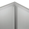 Kerti cserép 2 db ezüst 40 x 30 x 30 cm horganyzott acél