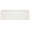 Kerti cserép 2 db fehér 100 x 30 x 30 cm hidegen hengerelt acél
