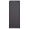 Kerti cserép 2 db fekete 20 x 20 x 50 cm hidegen hengerelt acél