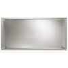 Kerti cserép 2 db ezüst 40 x 20 x 50 cm rozsdamentes acél