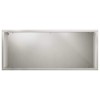 Kerti cserép 2 db ezüst 40 x 20 x 75 cm rozsdamentes acél