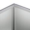 Kerti cserép ezüst 40 x 30 x 40 cm horganyzott acél