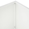 Kerti cserép 2 db fehér 60 x 30 x 50 cm hidegen hengerelt acél
