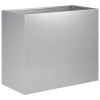 Kerti cserép 2 db ezüst 60 x 30 x 50 cm horganyzott acél