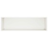 Kerti cserép 2 db fehér 100 x 30 x 50 cm hidegen hengerelt acél
