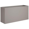 Kerti cserép 2 db rozsdás 100 x 30 x 50 cm időjárásálló acél