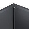 Kerti cserép 2 db antracitszürke 50 x 40 x 75 cm