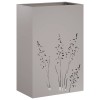 Kerti cserép 2 db rozsdás 50 x 30 x 75 cm időjárásálló acél