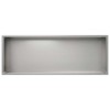 Kerti cserép 2 db ezüst 80 x 20 x 49 cm rozsdamentes acél