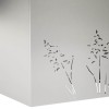 Kerti cserép 2 db ezüst 80 x 30 x 49 cm rozsdamentes acél