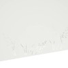 Kerti cserép 2 db fehér 100 x 30 x 49 cm hidegen hengerelt acél