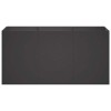 Kerti cserép fekete 120 x 40 x 60 cm hidegen hengerelt acél