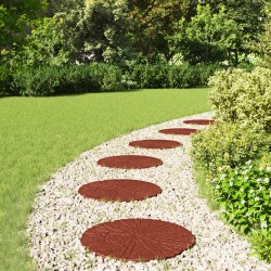 Lépőkő 6 pcs piros ø 45 x 1,8 cm gumi