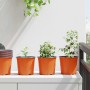 Virág cserép 50 pcs terrakotta ø 15 x 13 cm műanyag