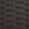 Magasított ágy trellis-szel és tetővel barna 169 x 40 x 125 cm