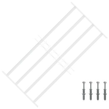 Ablakok biztonsági rács 4 keresztlécsel 3 pcs 63-114 cm