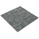 Szőnyegcsempe kőszürke 50 x 50 cm 36 pcs pp és bitumen