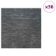 Szőnyegcsempe égszínkék 50 x 50 cm 36 pcs pp és bitumen