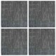 Szőnyegcsempe betonszürke 50 x 50 cm 4 pcs pp és bitumen