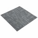 Szőnyegcsempe betonszürke 50 x 50 cm 20 pcs pp és bitumen