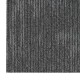 Szőnyegcsempe sötétszürke 50 x 50 cm 4 pcs pp és bitumen