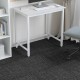 Szőnyegcsempe sötétszürke 50 x 50 cm 4 pcs pp és bitumen