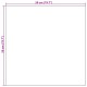 Szőnyegcsempe sötétszürke 50 x 50 cm 4 pcs pp és bitumen