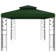 Pavilon 3,97 x 2,96 x 2,68 m zöld poliészter és acél