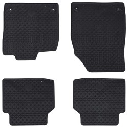 Autószőnyeg 4 pcs fekete tpe