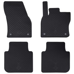 Autószőnyeg 4 pcs fekete tpe