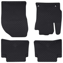 Autószőnyeg 4 pcs fekete tpe