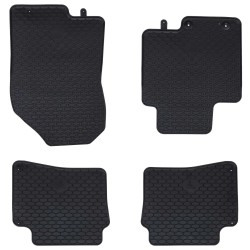 Autószőnyeg 4 pcs fekete tpe