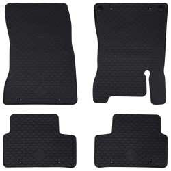 Autószőnyeg 4 pcs fekete tpe