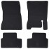 Autószőnyeg 4 pcs fekete tpe
