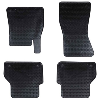 Autószőnyeg 4 pcs fekete gumi