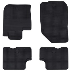 Autószőnyeg 4 pcs fekete tpe