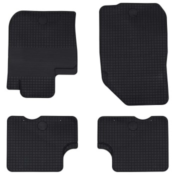Autószőnyeg 4 pcs fekete gumi