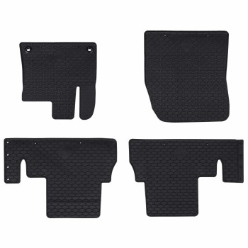 Autószőnyeg 4 pcs fekete gumi